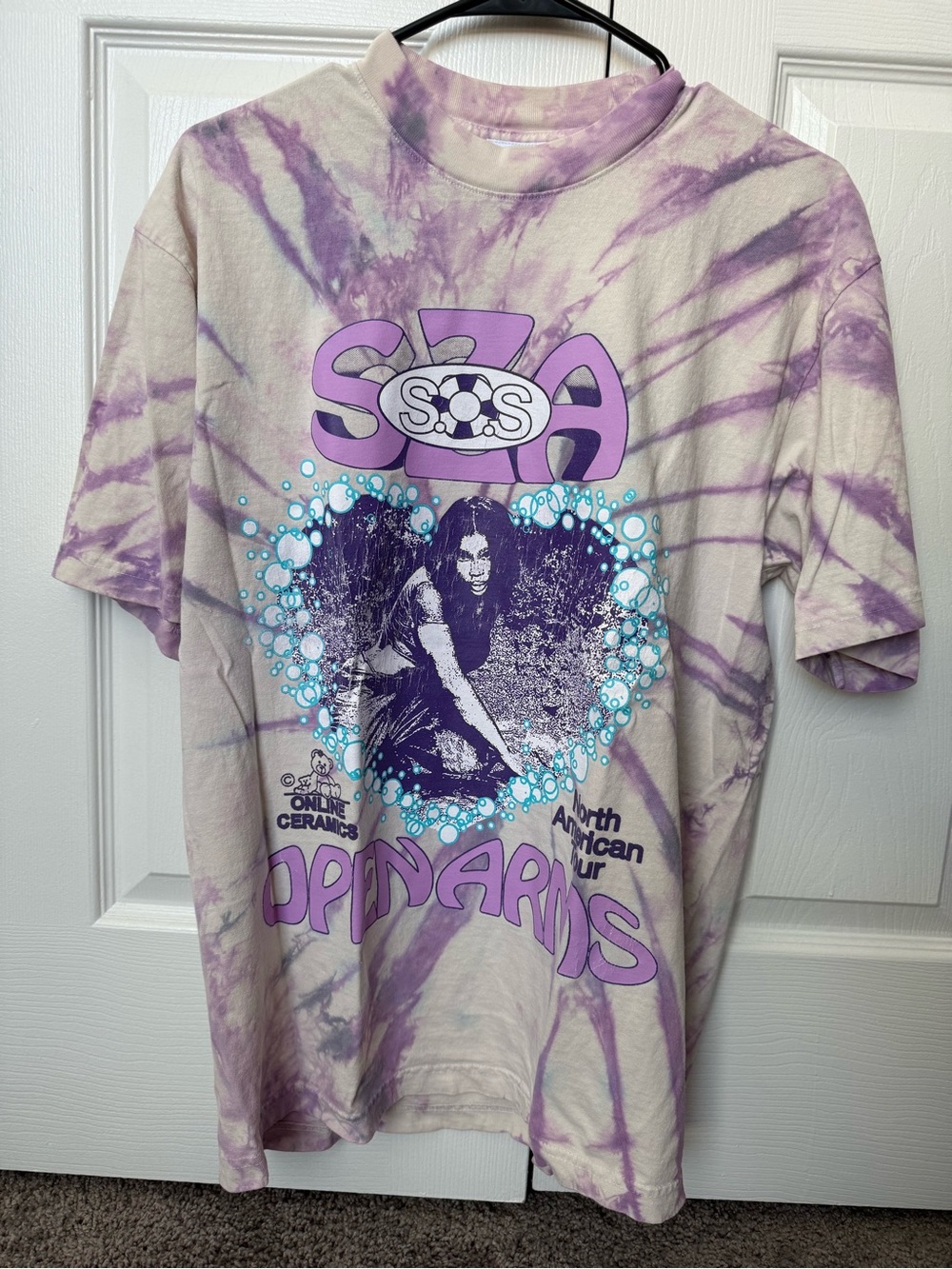 SZA x Online Ceramics tour tee